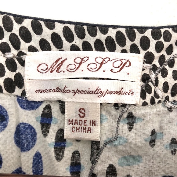 Max Studio Soft Boho Patterned S/S Dress - Picture 6 of 7